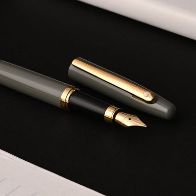 Sheaffer VFM Fountain Pen - Glossy Gray GT 8