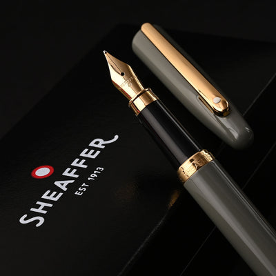 Sheaffer VFM Fountain Pen - Glossy Gray GT 9