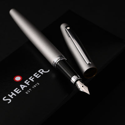 Sheaffer VFM Fountain Pen - Matte Silver CT 7