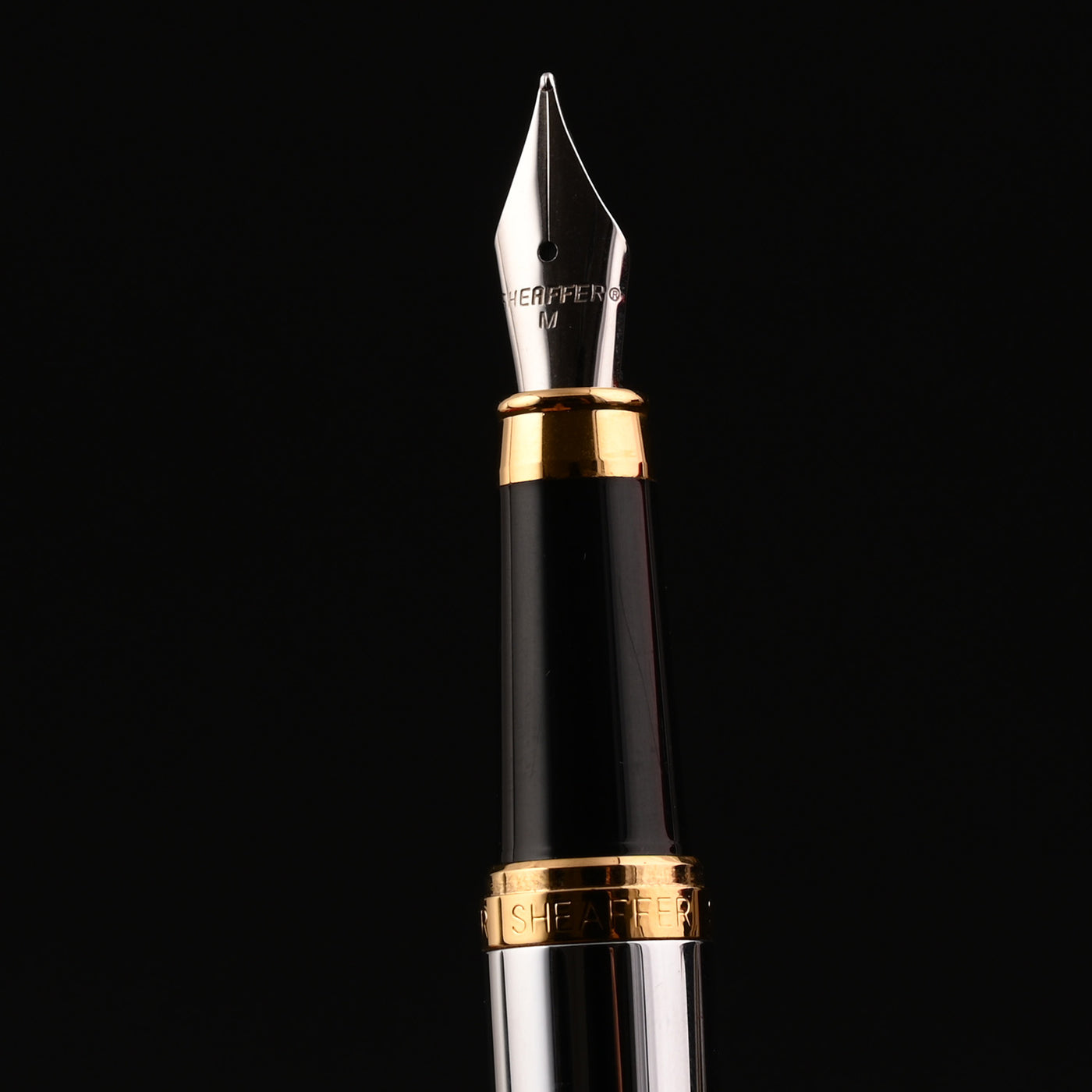 Sheaffer VFM Fountain Pen - Polished Chrome GT 10