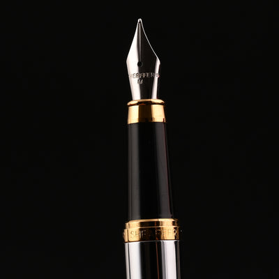 Sheaffer VFM Fountain Pen - Polished Chrome GT 10