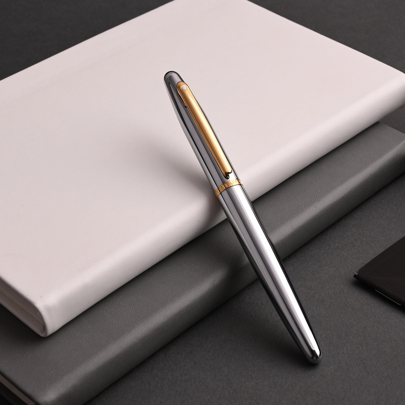 Sheaffer VFM Fountain Pen - Polished Chrome GT 11