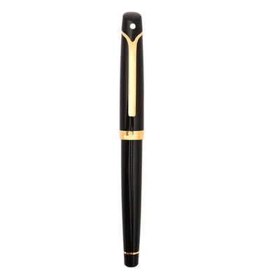 Sheaffer Valor Roller Ball Pen - Glossy Black GT 6