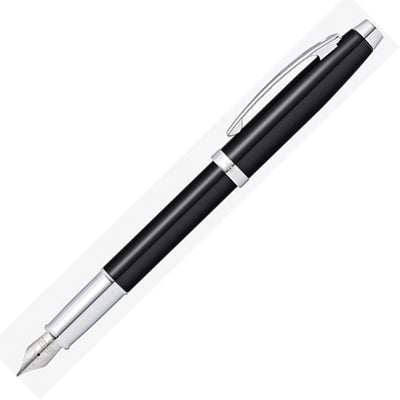 Sheaffer 100 Fountain Pen - Glossy Black CT