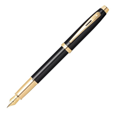 Sheaffer 100 Fountain Pen - Glossy Black GT