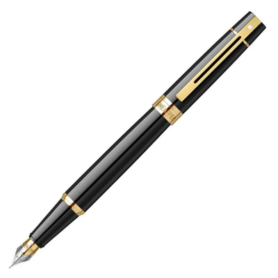 Sheaffer 300 Fountain Pen - Glossy Black GT