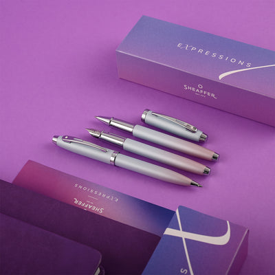 Sheaffer Expressions 100 Ball Pen - Blue & Pink Pearlised Gradient CT 9