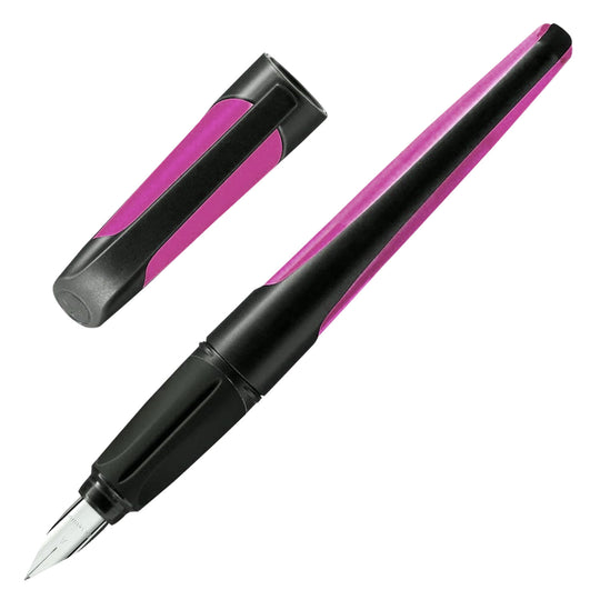 Stabilo Easy Buddy Fountain Pen - Black & Magenta
