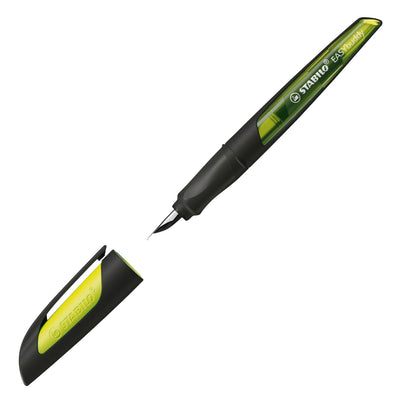 Stabilo Easy Buddy Fountain Pen - Black & Lime 3