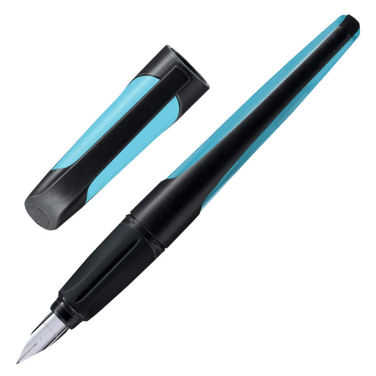 Stabilo Easy Buddy Fountain Pen - Black & Light Blue