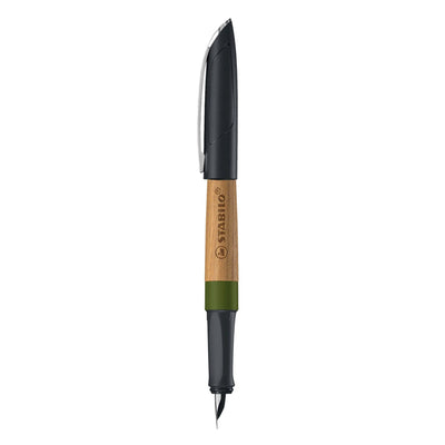 Stabilo Grow Fountain Pen - Moss Green & Oak