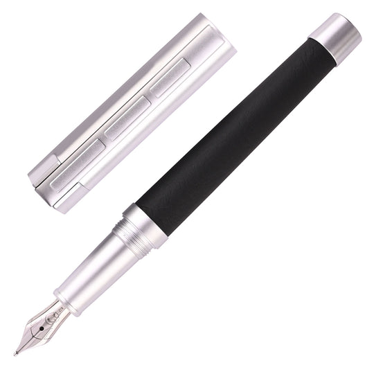 Staedtler Premium Corium Simplex Fountain Pen - Anthracite Leather CT