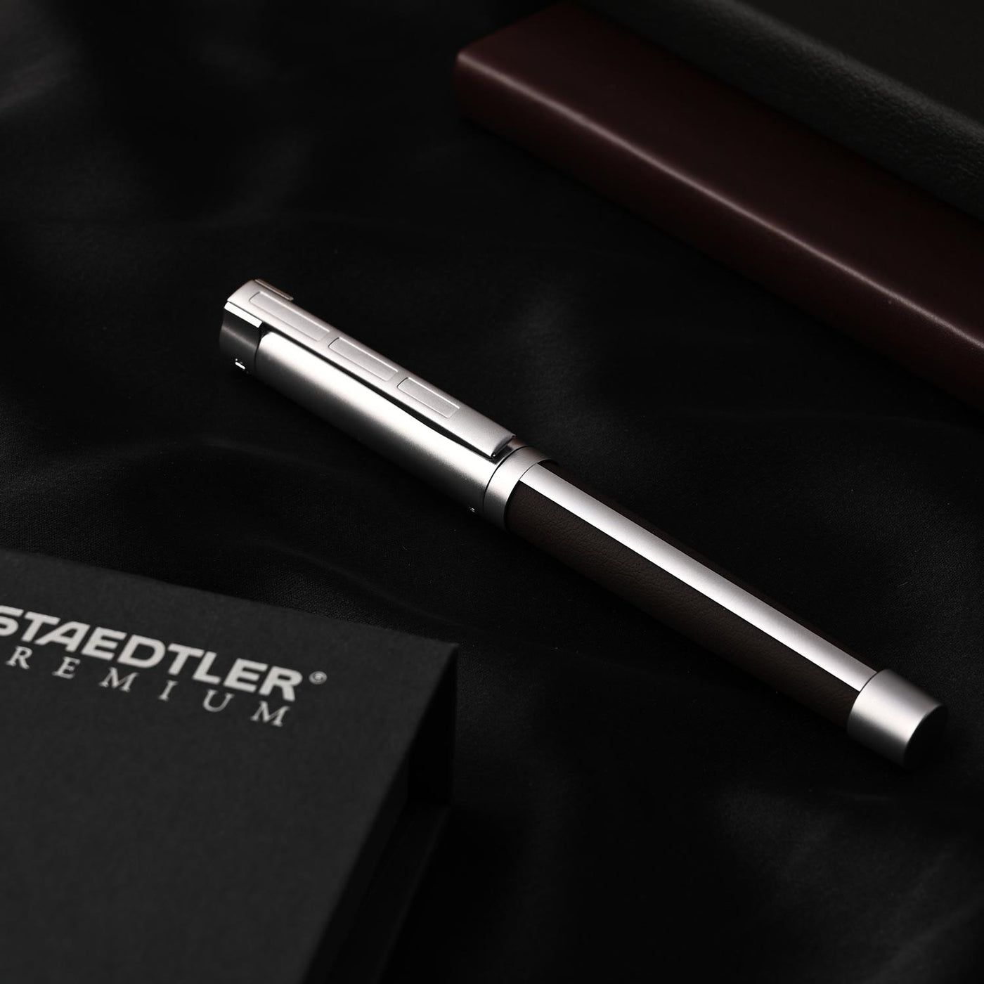 Staedtler Premium Corium Simplex Fountain Pen - Brown Leather CT