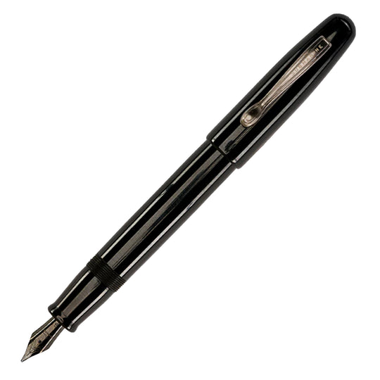 Submarine Ebonite King Fountain Pen - Black PVD
