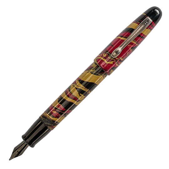 Submarine Ebonite King Fountain Pen - Multicolor PVD
