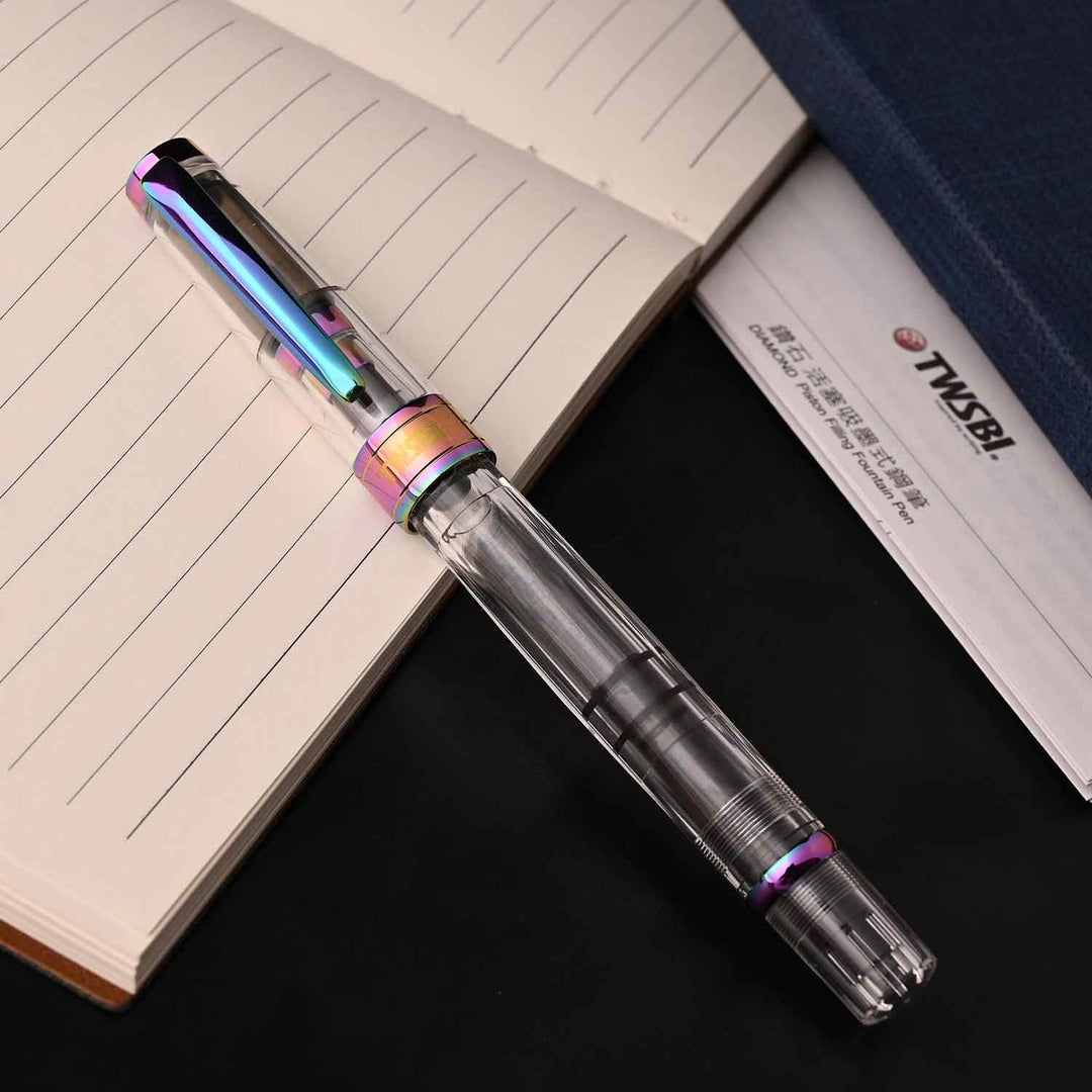 ツイスビー 万年筆 ダイヤモンド580 アイリス 吸入式 細字F TW100762