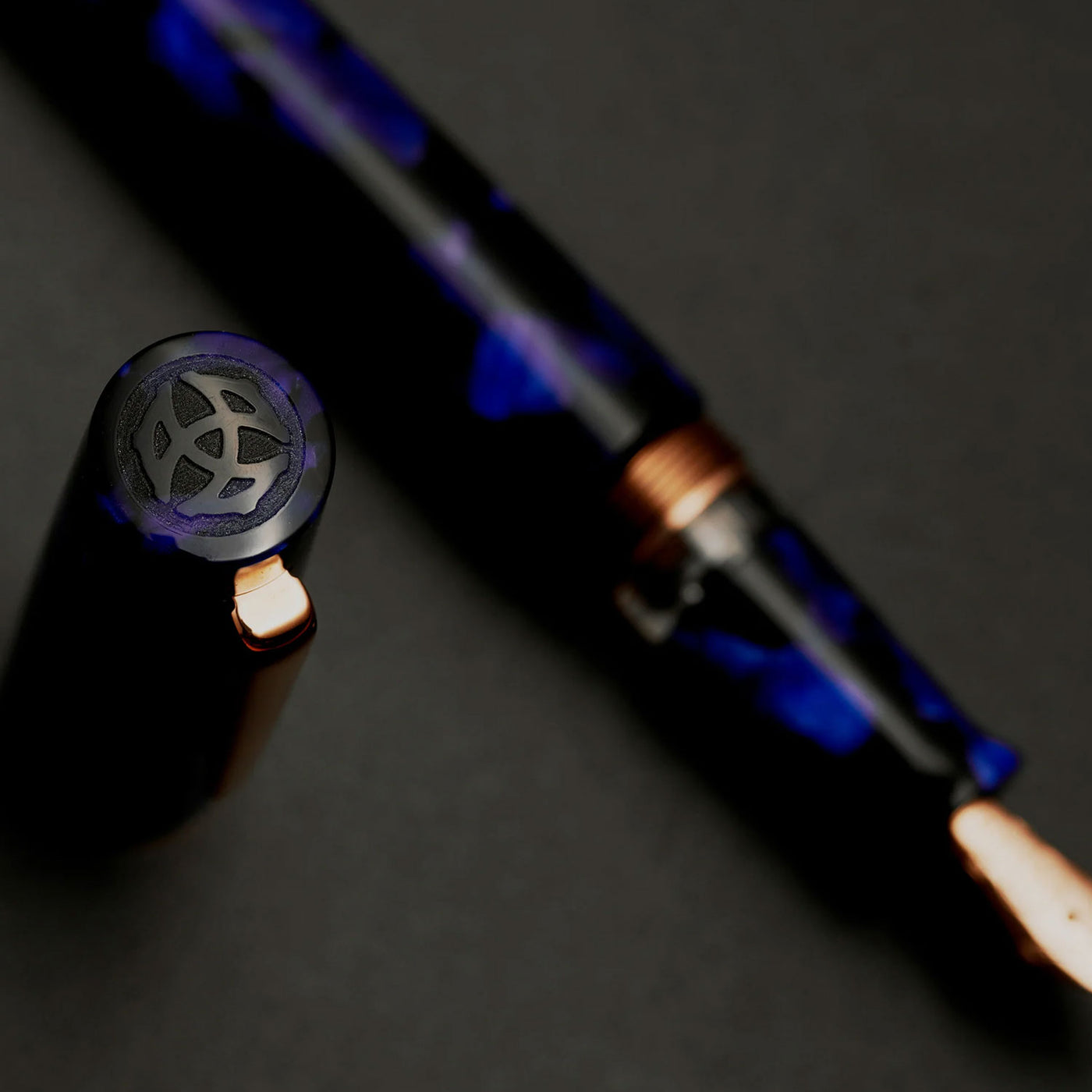 TWSBI Kai Fountain Pen - Dark Blue RGT (Limited Edition) 6