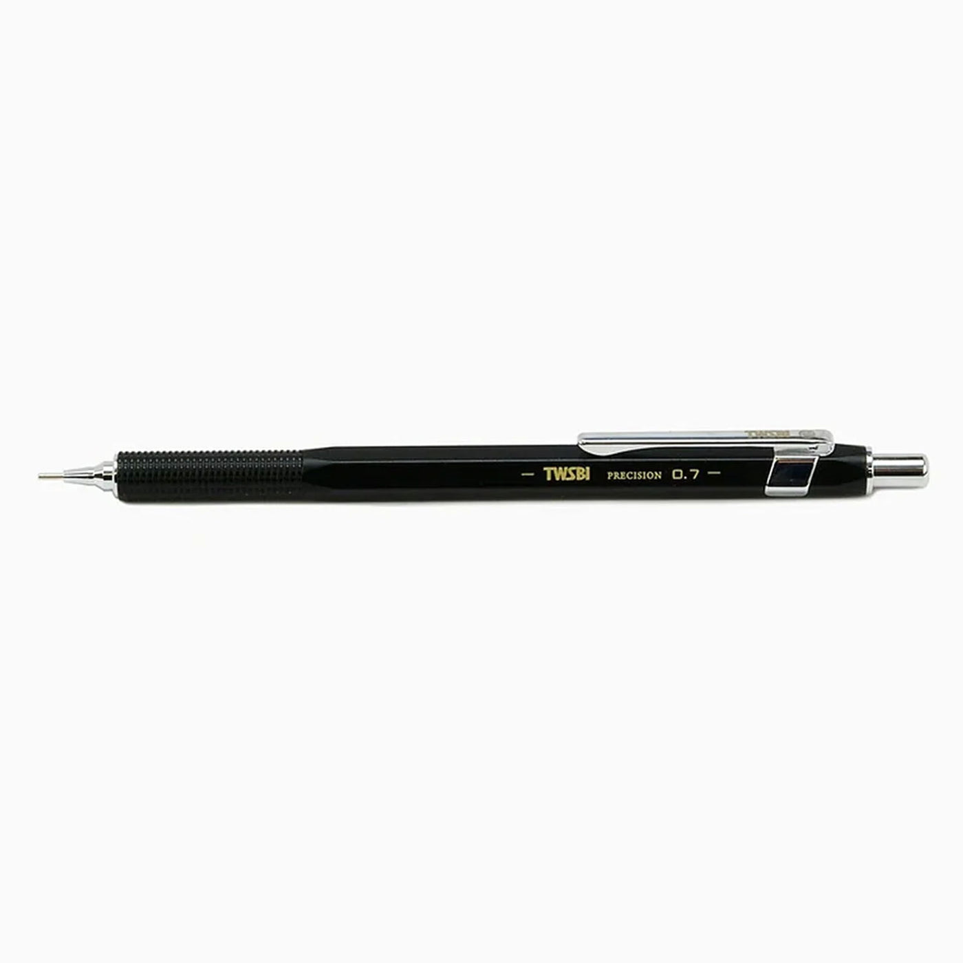 TWSBI Precision Retractable Pipe Mechanical Pencil, Black - 0.7mm