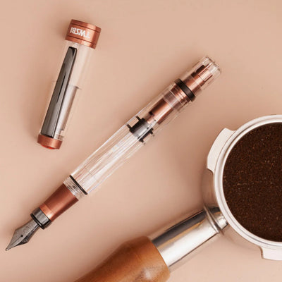 TWSBI Diamond 580ALR Fountain Pen - Affogato Onyx
