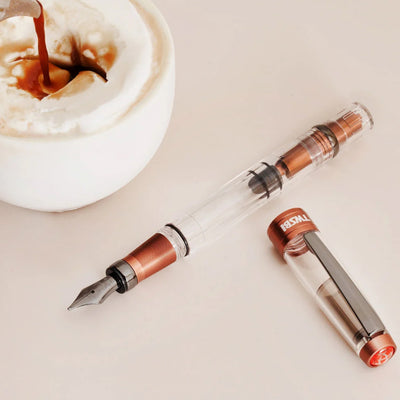 TWSBI Diamond 580ALR Fountain Pen - Affogato Onyx
