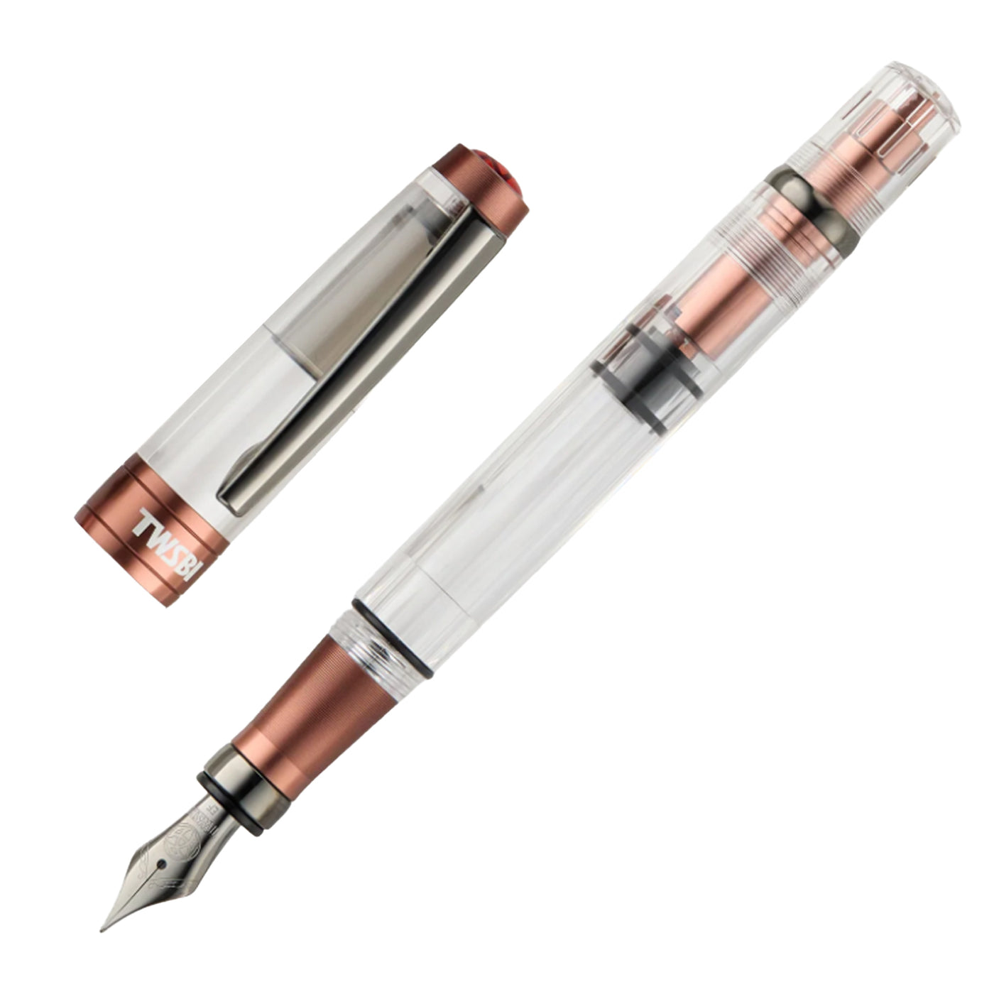 TWSBI Diamond 580ALR Fountain Pen - Affogato Onyx