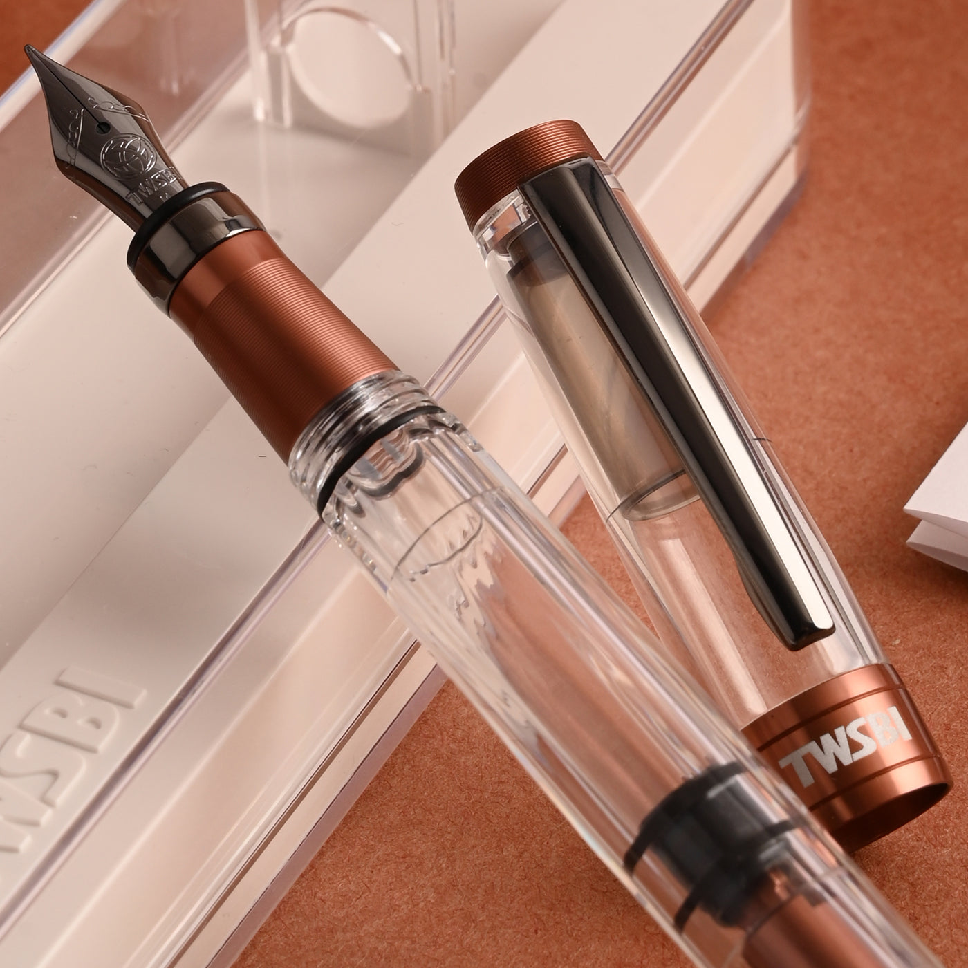 TWSBI Diamond 580ALR Fountain Pen - Affogato Onyx 9