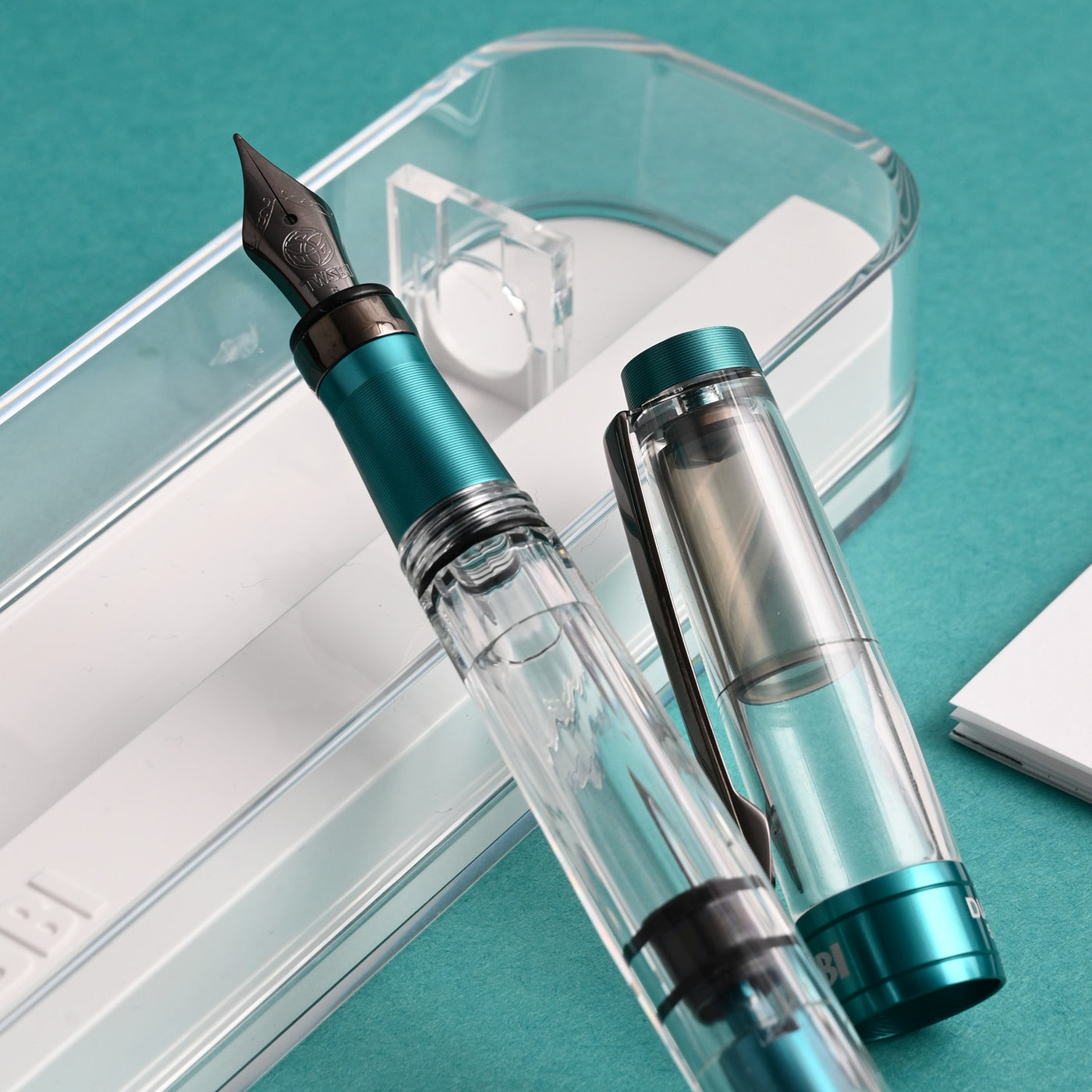 TWSBI Diamond 580ALR Fountain Pen - Caribbean Onyx 7