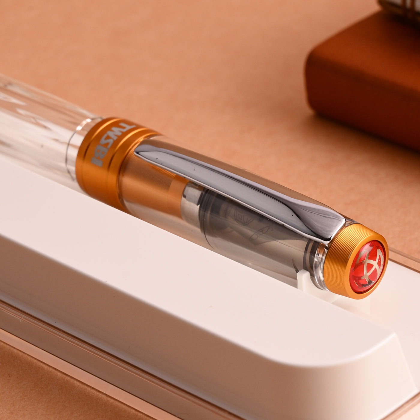 TWSBI Diamond 580ALR Fountain Pen - Sunset Yellow CT 10