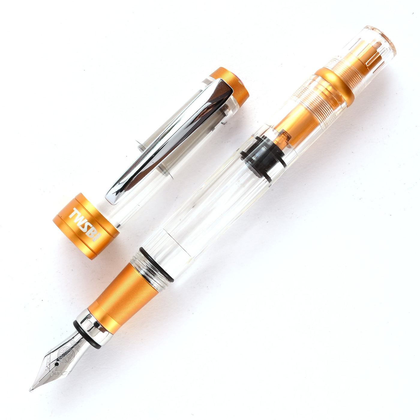 TWSBI Diamond 580ALR Fountain Pen - Sunset Yellow CT 1