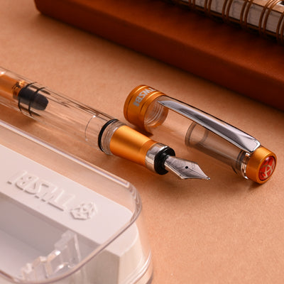 TWSBI Diamond 580ALR Fountain Pen - Sunset Yellow CT 8