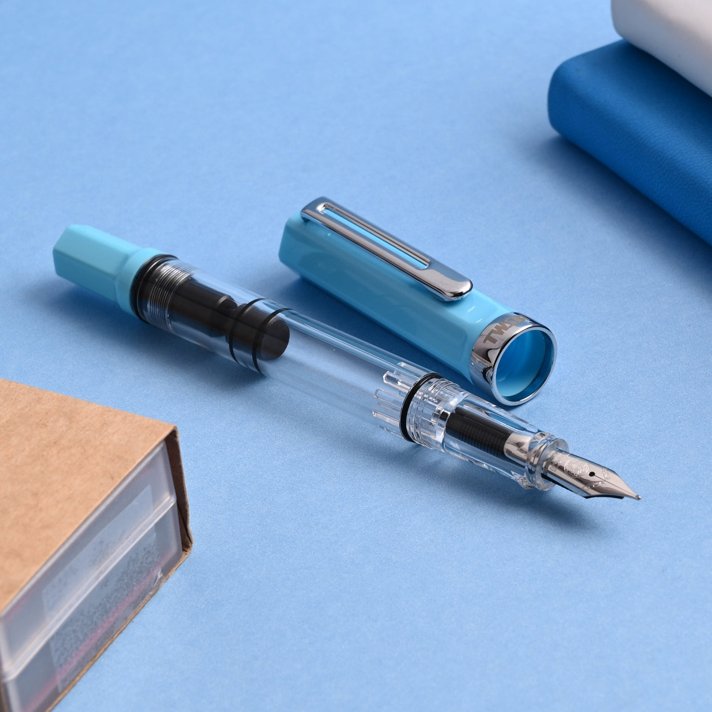 TWSBI Eco Fountain Pen - Sky Blue CT