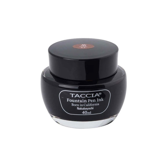 Taccia Sunao-Iro Cha Ink Bottle, Brown - 40ml