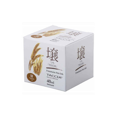 Taccia Sunao-Iro Japanese Ink Bottle Tsuchi (Golden Wheat) 40ml 3