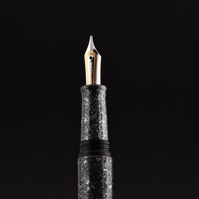 Taccia Granite Stone Fountain Pen - Black CT 15