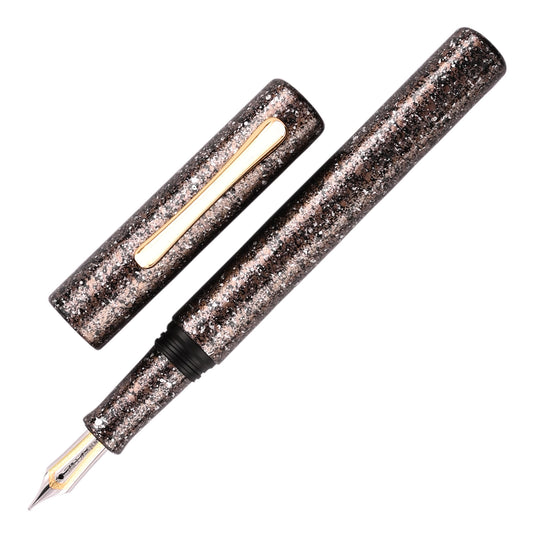 Taccia Granite Stone Fountain Pen - Brown GT
