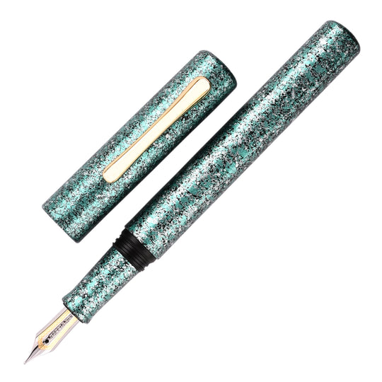 Taccia Granite Stone Fountain Pen - Green GT