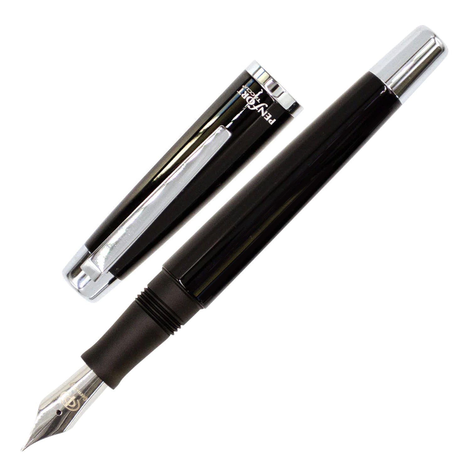 Taccia Urbane Fountain Pen - Black CT – Makoba