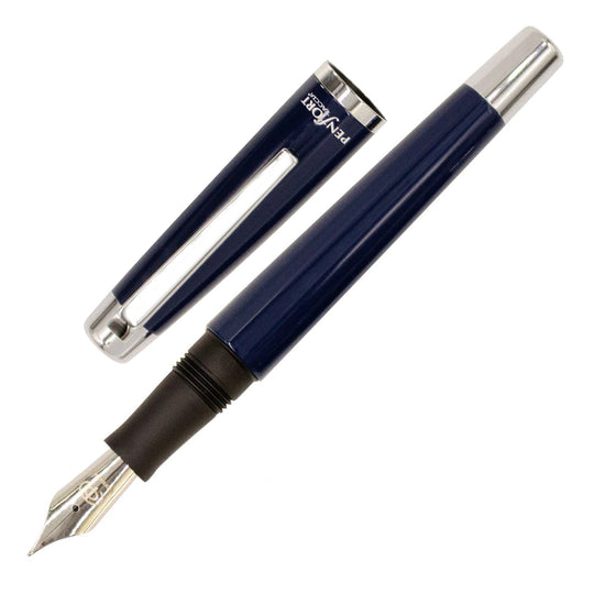 Taccia Urbane Fountain Pen - Navy Blue CT