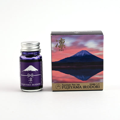 Teranishi Fujiyama Irodori Rin Ink Bottle, Purple - 12ml 1