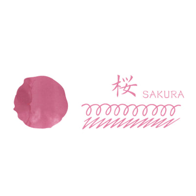 Teranishi Fujiyama Irodori Sakura Ink Bottle, Pink - 12ml 2