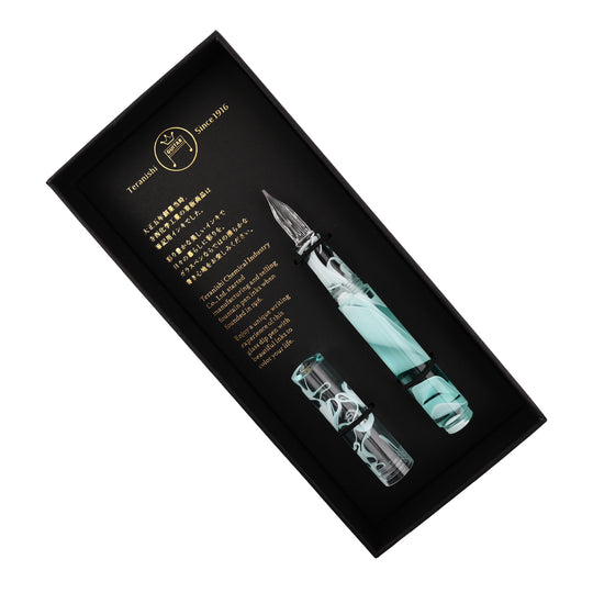 Teranishi Guitar Glass Pen with Cap - Ice Mint