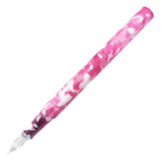 Teranishi Guitar Large Glass Pen with Cap - Jelly Pink