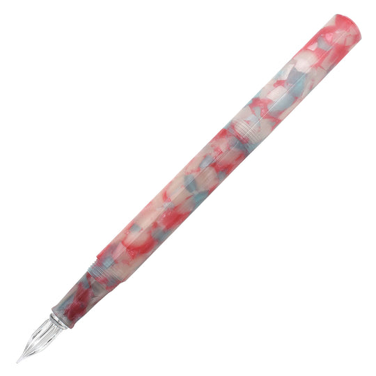 Teranishi Guitar Large Glass Pen with Cap - Jelly Red