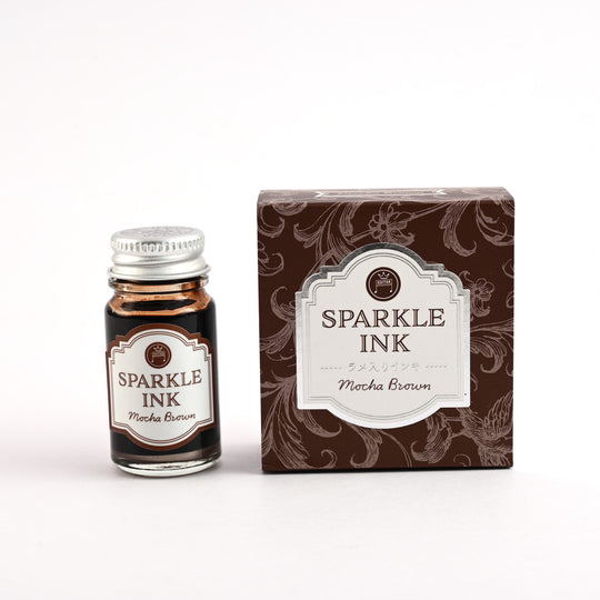 Teranishi Sparkle Mocha Brown Ink Bottle - 12ml
