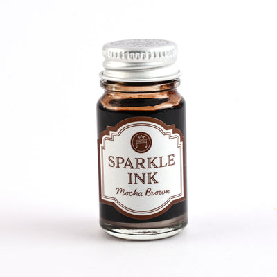 Teranishi Sparkle Mocha Brown Ink Bottle - 12ml 2