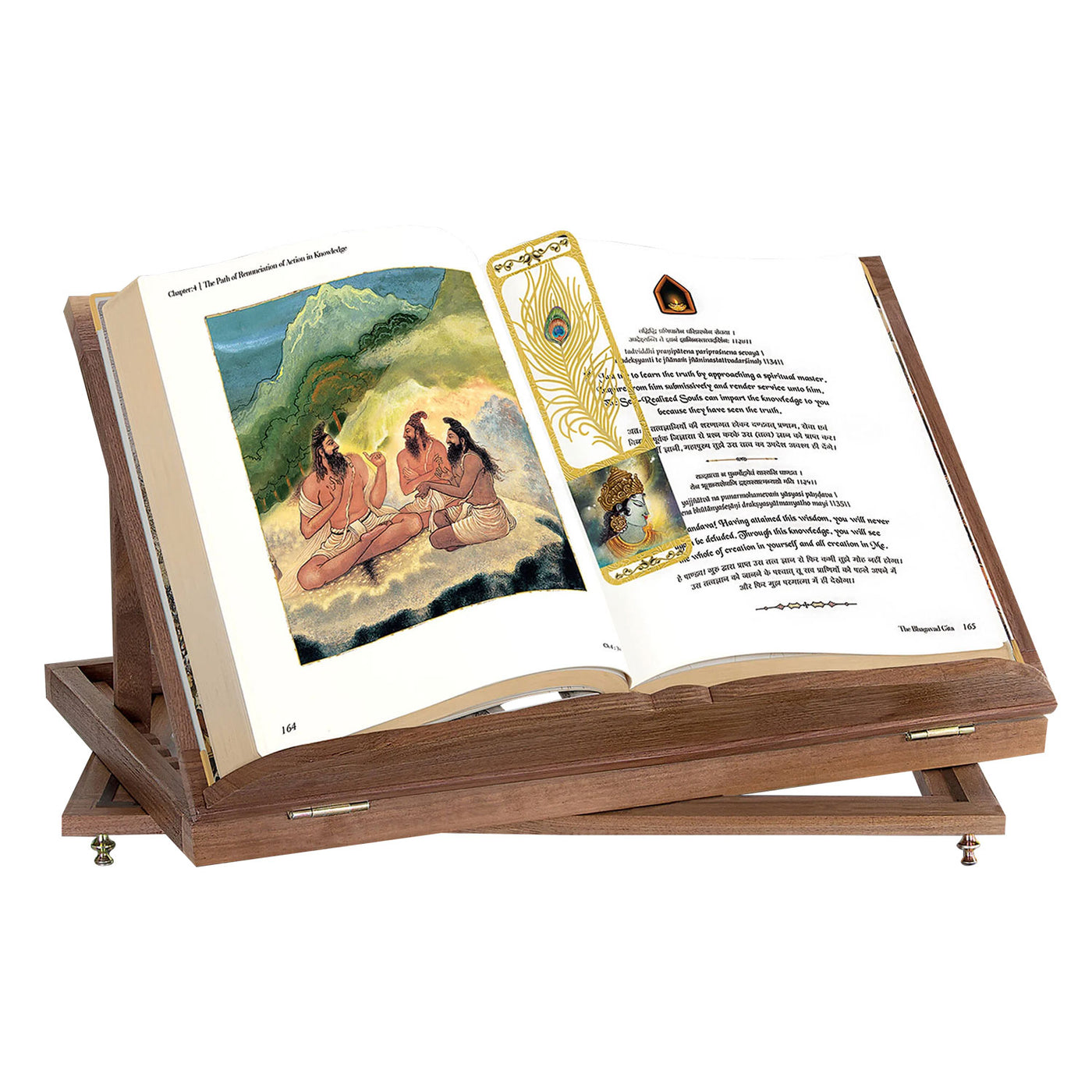 The Bhagavad Gita Book With Reading Stand (Signature Edition)