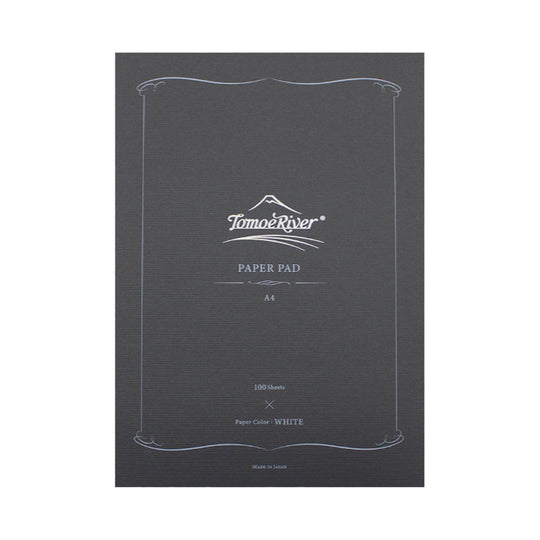 Tomeo River SRA4LW Black Notepad - A4 - Plain