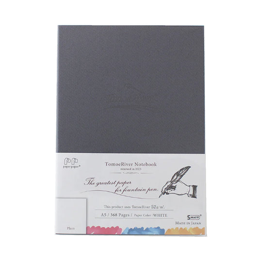 Tomoe River SRA5MBW Black Notebook - A5 - Plain