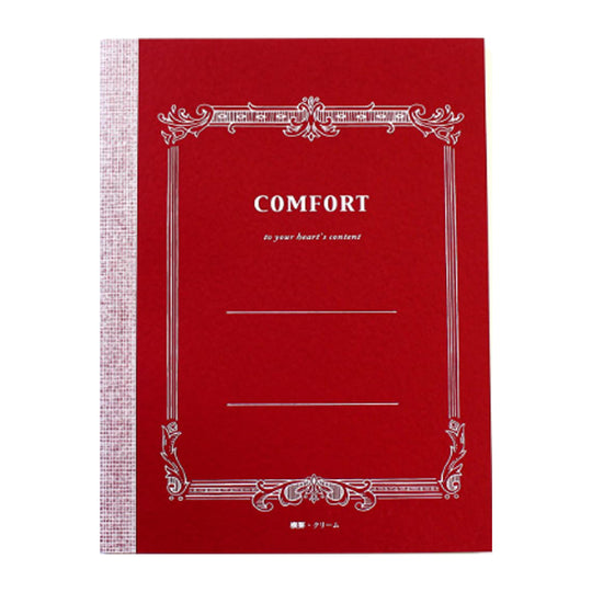 Tsubame C2015 Comfort Red 7mm Line Notebook - A5 - Ruled