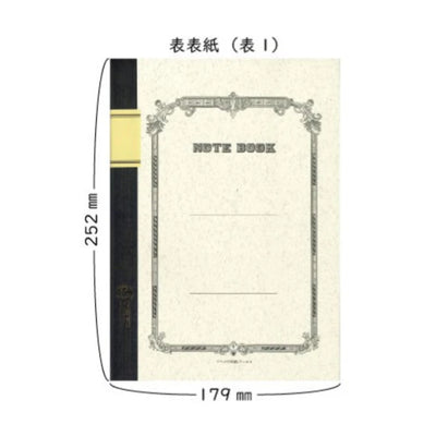 Tsubame W3010 White 6mm Line Notebook - Semi B5 - Ruled